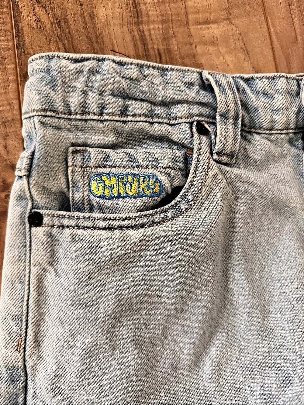 Empyre Youth Baggy Light Wash 100% Cotton Jeans Waist 24 or size 8 - Picture 5 of 9